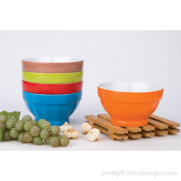 Magnesia Ceramic Solid Color Bowl